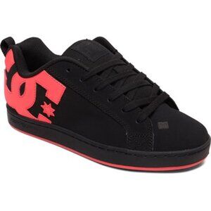 DC Court Graffik Lowtop Womens Shoes, size 10 US womens, color black.